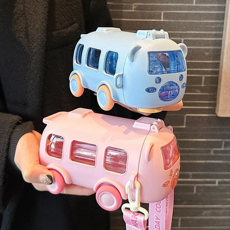 Portable Water Cup in Bus Shape (Mixed Colours)